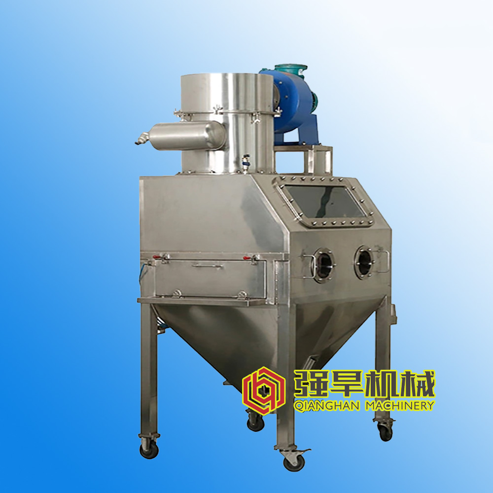 Basic structure  of glove box bag unloading machine