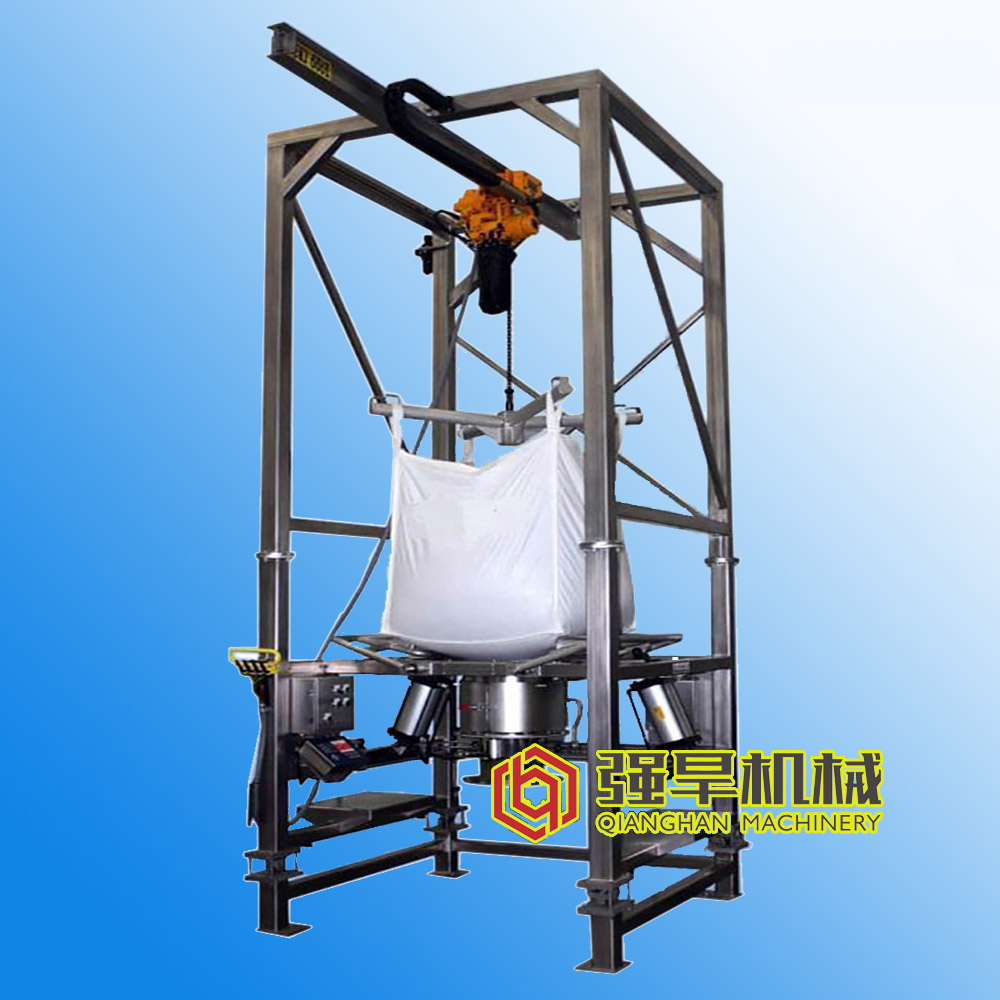 Jumbo bag unloading station  bulk bag discharging station