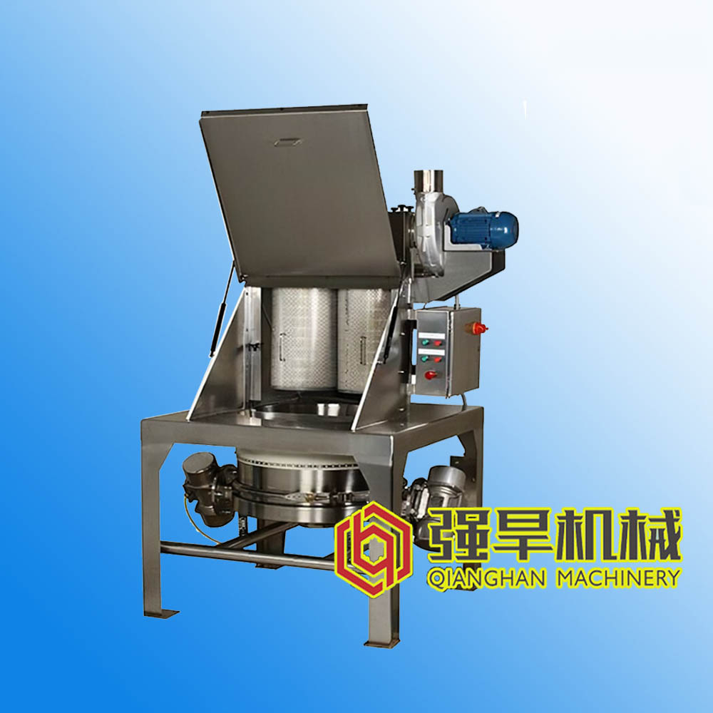 Dust-free Feeding Station for Discharging Powders and Particles